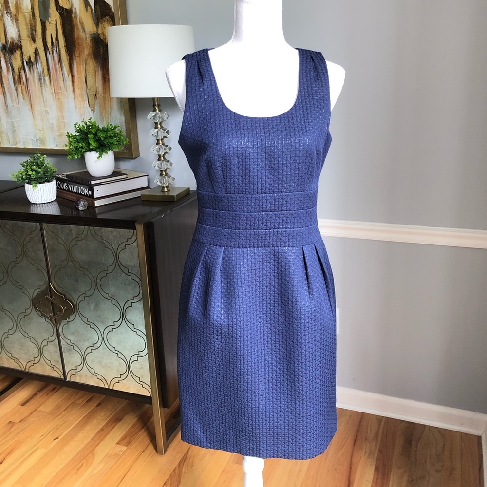 Banana Republic navy blue career dress